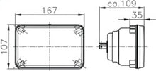 Load image into Gallery viewer, Hella Module 164 x 103mm H4 12V ECE Universal Lamp