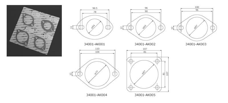 HKS Gasket 85mm Universal EX (2pcs)