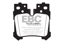 Load image into Gallery viewer, EBC 07+ Lexus LS460 4.6 Yellowstuff Rear Brake Pads