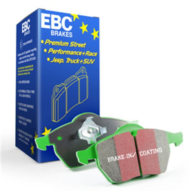 EBC 10-13 Audi A3 2.0 Turbo (Bosch rear caliper) Greenstuff Rear Brake Pads