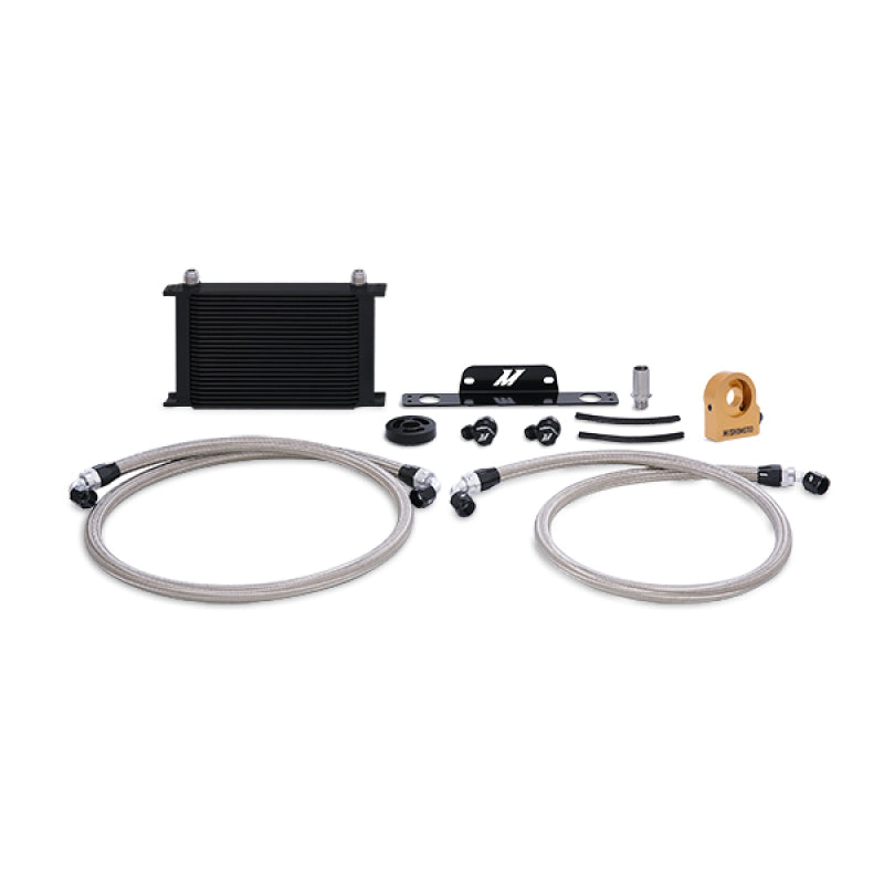 Mishimoto 10-15 Chevrolet Camaro SS Thermostatic Oil Cooler Kit - Black