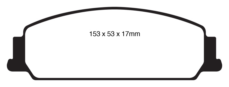 EBC 08-10 Pontiac G8 3.6 Yellowstuff Front Brake Pads