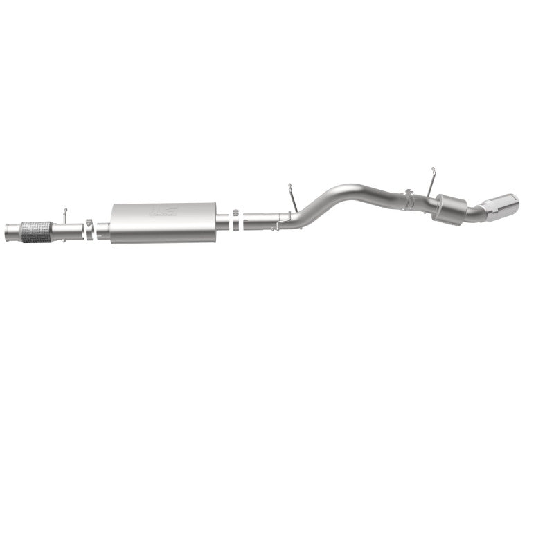 MagnaFlow MF Series SS Cat-Back Exhaust Single Passenger Side Rear Exit 2015 Cadillac Escalade