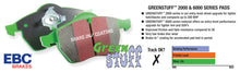 Load image into Gallery viewer, EBC 11+ Dodge Durango 3.6 Greenstuff Front Brake Pads