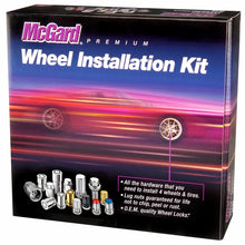 Load image into Gallery viewer, McGard 5 Lug Hex Install Kit w/Locks (Cone Seat Nut / Bulge) M12X1.5 / 3/4 Hex / 1.45in L - Chrome