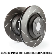 Load image into Gallery viewer, EBC 09+ Hyundai Genesis Coupe 2.0 Turbo (Brembo) USR Slotted Rear Rotors