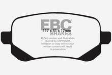 Load image into Gallery viewer, EBC 08-11 Chrysler Town &amp; Country 3.3 Greenstuff Rear Brake Pads