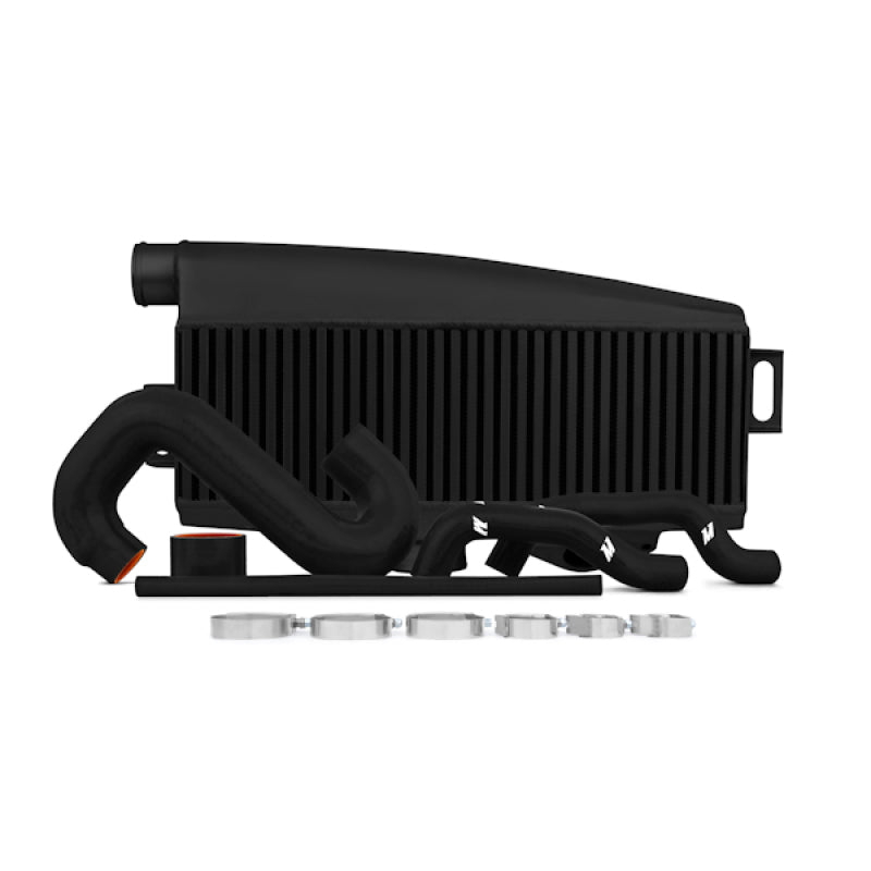 Mishimoto Subaru 02-07 WRX/04-07 STi Top-Mount Intercooler Kit - Powder Coated Black & Black Hoses