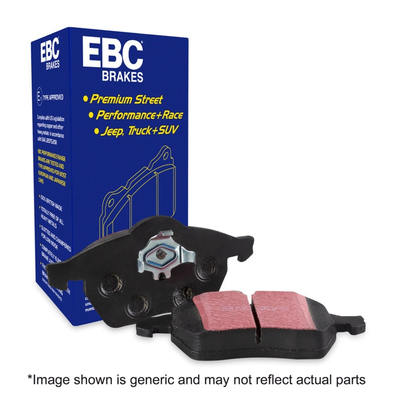 EBC 11+ Fiat 500 1.4 (ATE Calipers) Ultimax2 Rear Brake Pads